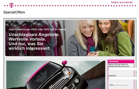 Telekom SpecialOffers: Auch die Telekom bietet jetzt Schn�ppchen an