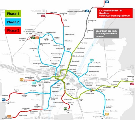 U-Bahn-Netz M�nchen: Handy-Empfang bis 2011