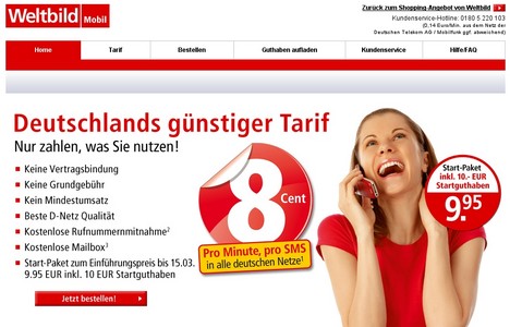 Screenshot von Weltbild Mobil