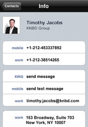 Xing Mobile auf dem Apple-Handy