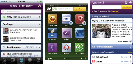 Yahoo Mobile: Abschied vom Karussell