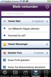 Yahoo Mobile bleibt dem iPhone verbunden