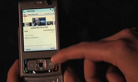 YouTube Mobile auf einem Nokia-Smartphone