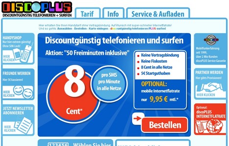 discoPLUS ist eine Alternative zum O2 o