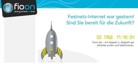 Noch z�hlt der Counter r�ckw�rts: Am Dienstag startet fioon