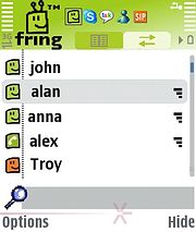 Fring f�r Symbian OS S60