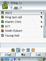 Fring f�r Symbian OS UIQ