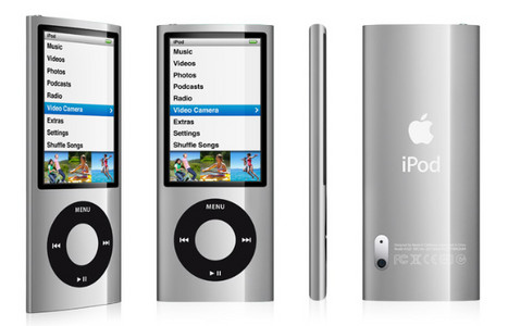 Auch der iPod nano hatte schon eine geschwungene Oberfl�che aus Glas