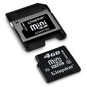 MiniSD-Karte von Kingston mit 4GB