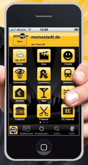 meinestadt 3.0 auf dem iPhone