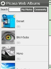 Picasa Web Albums for Windows Mobile