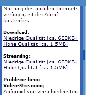Nachrichten in klein und gro�