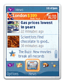 Vorerst noch nicht auf deutsch: die neue Version von Yahoo! Go